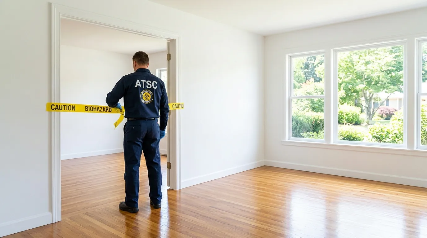 Certified biohazard cleanup crew performing Crime Scene Cleanup in Bridgeville